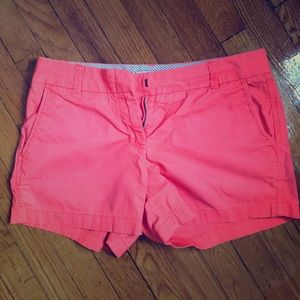 Neon J.Crew Shorts